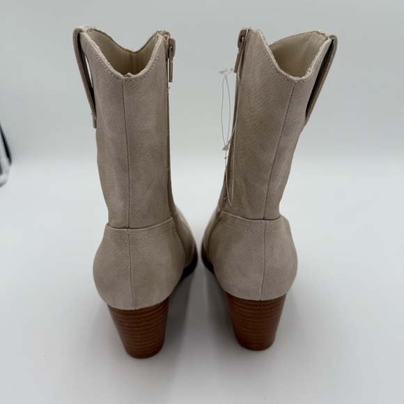 Coconuts By Matisse Bambi Leather Western Cowgirl High Heel Ankle Boots 7.5 NWOT - Picture 6 of 9